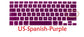 Spanish For Macbook Pro Retina 13 15 Air 13 EU US Spanish Keyboard Cover Soft Silicon A1466 A1278 A1286 Keyboard Protector Skin