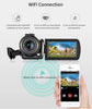 Video Camera 4K Professional for YouTube Live Streaming, Ordro AC5 12X Optical Zoom Full HD Blogger Camcorder Vlog Cameras