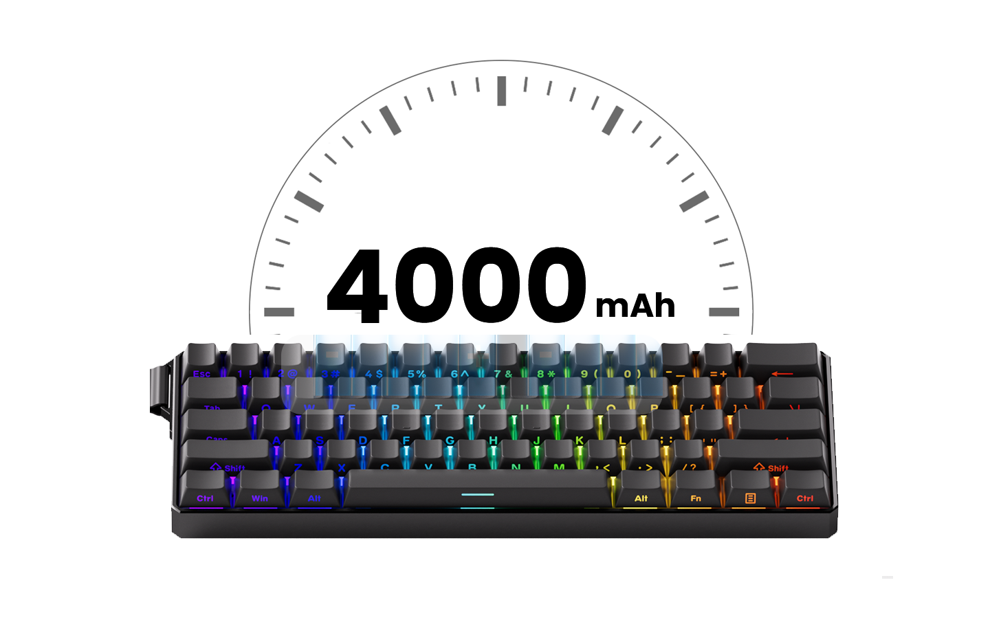 Akko MonsGeek FUN60 Mechanical Keyboard - ElectronAge