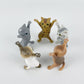 1/4Pcs Cats Pen Holder Funny Cat Doll Ornaments Crafts Earphone Support For Room Office Desk Home Decoration Accessories