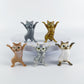 1/4Pcs Cats Pen Holder Funny Cat Doll Ornaments Crafts Earphone Support For Room Office Desk Home Decoration Accessories