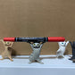 1/4Pcs Cats Pen Holder Funny Cat Doll Ornaments Crafts Earphone Support For Room Office Desk Home Decoration Accessories