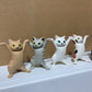 1/4Pcs Cats Pen Holder Funny Cat Doll Ornaments Crafts Earphone Support For Room Office Desk Home Decoration Accessories