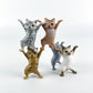 1/4Pcs Cats Pen Holder Funny Cat Doll Ornaments Crafts Earphone Support For Room Office Desk Home Decoration Accessories