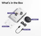 QCY Crossky C30 Ear Clip Earphones Bluetooth 5.4 Wireless Open Ear Sports TWS Earbuds Dual-Connection Headphones