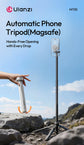 Ulanzi MT-85 Pop Open Tripod Automatic Phone Stand Magsafe Selfie Stick for iPhone 17 16 15 Ground Stand for Outdoor Travel Vlog