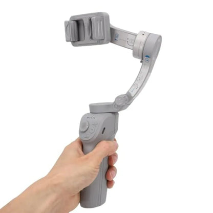 Tangxi 3 Axis Phone Stabilizer Bluetooth Selfie Stick with Smart AI Tracking and Built in Tripod Fill Light for Video Recording