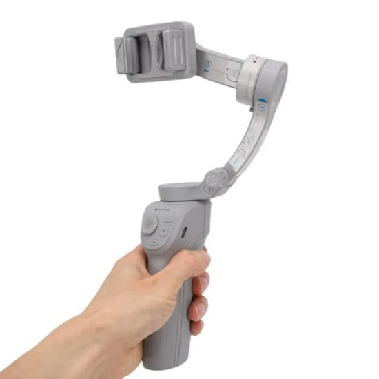 Tangxi 3 Axis Phone Stabilizer Bluetooth Selfie Stick with Smart AI Tracking and Built in Tripod Fill Light for Video Recording