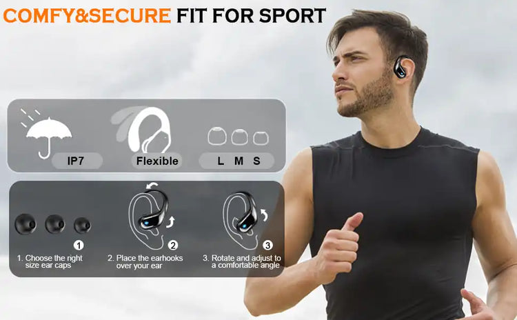 arikasen 75Hrs Bluetooth 5.3 Earphones - ElectronAge