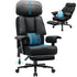 Executive Office Chair with Foot Rest and Waist Lumber Support - ElectronAge