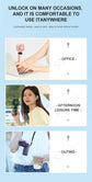 5000mAh Handheld Mini Fan Wireless USB Rechargeable Portable Digital Display Phone Holder Fan 5 Speed Foldable Neck Hanging Fans