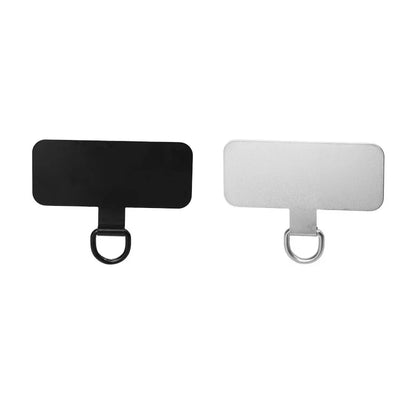 3/2/1Pcs Stainless Steel Hanging Clip Anti-Lost Metal Phone Lanyard Tether Tab Card Ultra Thin Cell Phone Sling Piece Patch