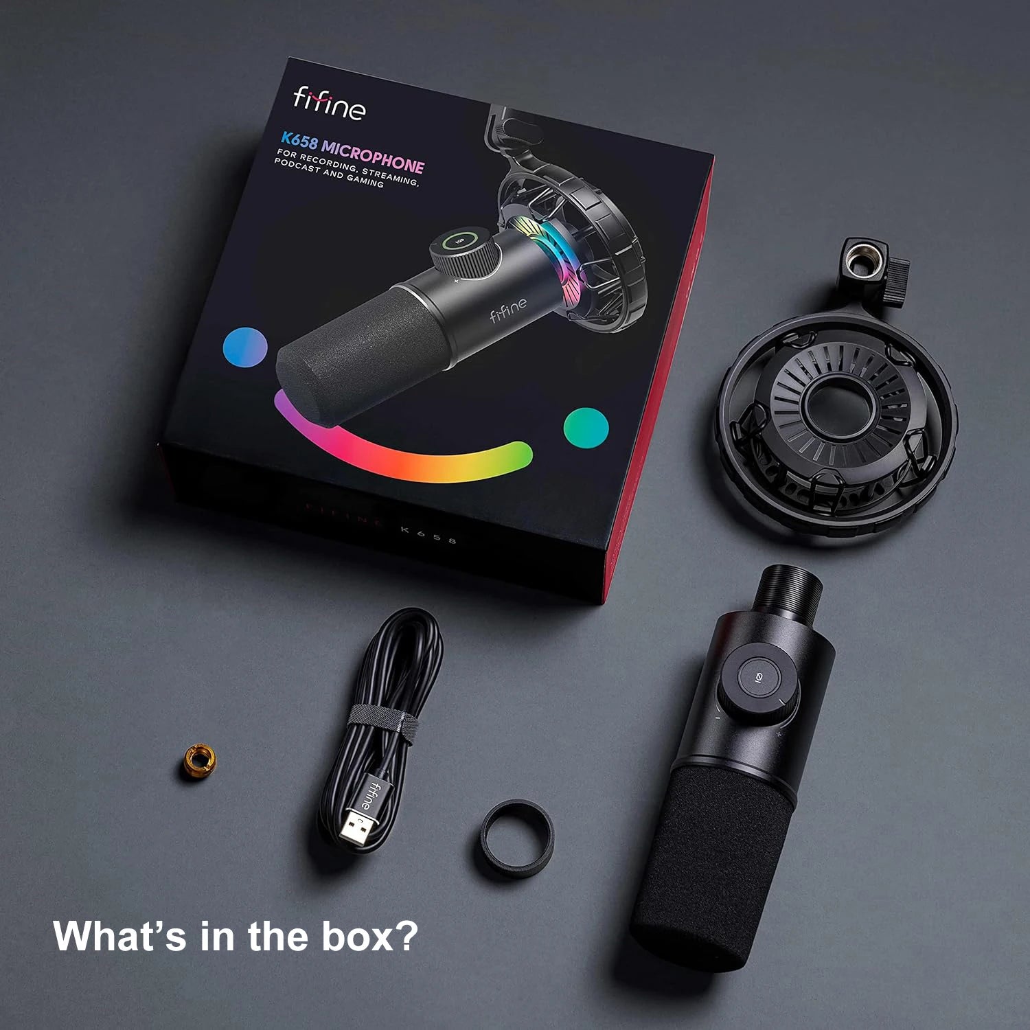 FIFINE Gaming USB Microphone for YouTube - ElectronAge