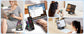 5 In 1 Auto-induction Wireless Induction Speaker 8 RGB Light Phone Stand Surround Sound Portable Bluetooth Phone Holder