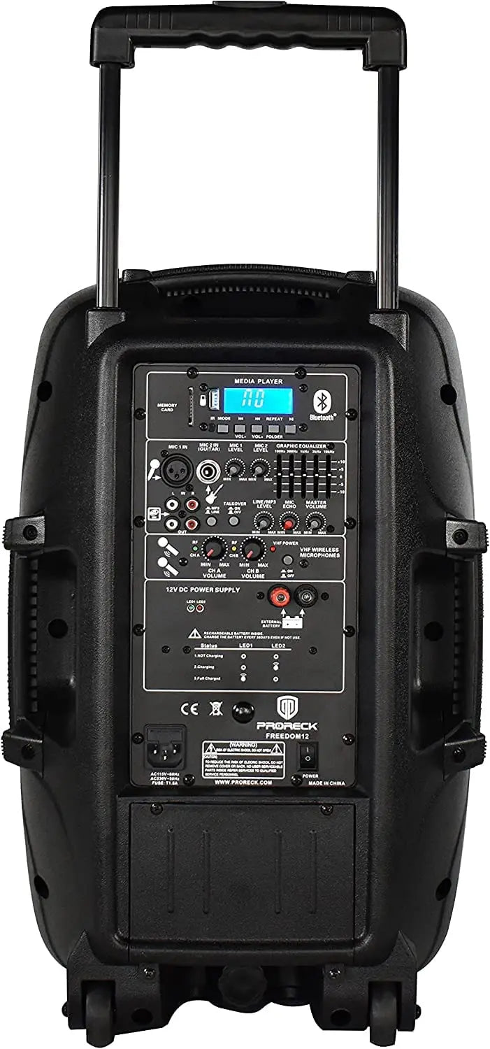 PRORECK freedom12 12" Bluetooth Speaker - ElectronAge