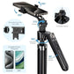 Auto Face Tracking Selfie Stick Tripod for iPhone with Light 360 Rotation That Follows Your Movement 70.8 Phone Camera Tripod S