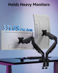 Dual Monitor Stand for 43" Screens - ElectronAge