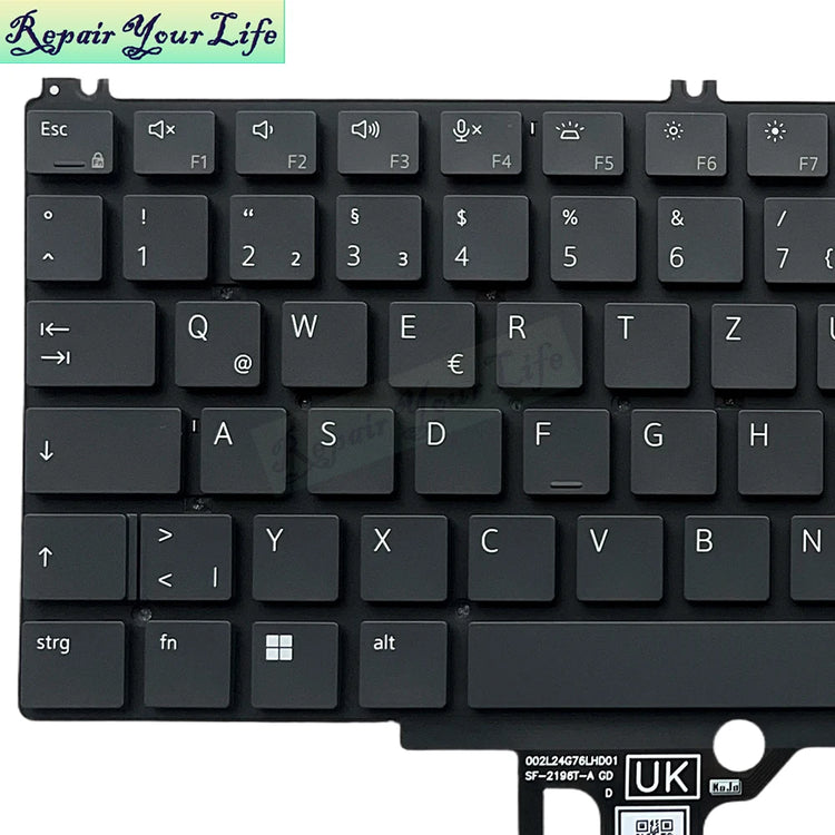 REPAIR YOUR LIFE German French Backlight Keyboard - ElectronAge