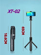 100pcs XT-02 Bluetooth Wireless Remote Selfie Stick Holder Extendable Foldable Handheld Monopod Selfie Stick with Tripod Stand