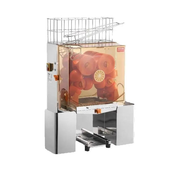 SucceBuy Commercial Orange Juicer Machine Automatic Juice Extractor Stainless Steel Orange Squeezer with Pull-Out Filter Box﻿ - ElectronAge