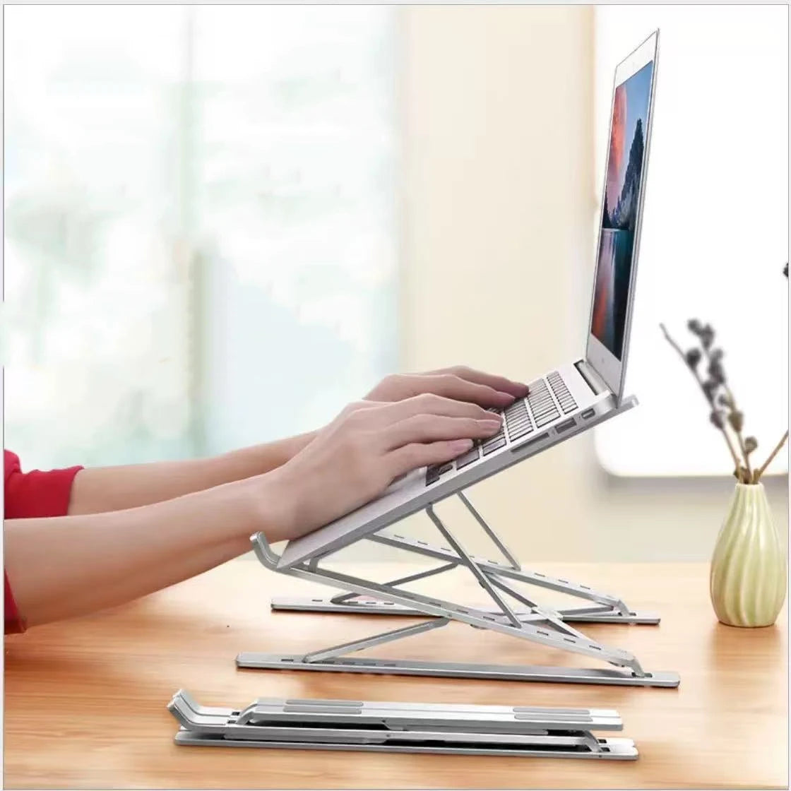 Laptop Stand For Macbook Folding Adjustable Aluminum - ElectronAge