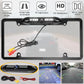 American License Plate Black Frame Car Camera Hd Infrared Night Vision Beautiful Frame Rear View Reversing Camera