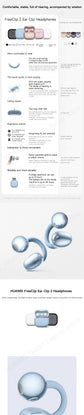 Genuine HUAWEI FreeClip 2 Wireless Earbuds - ElectronAge