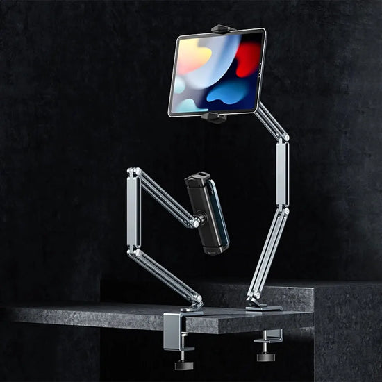 xnyocn Desk Bed Tablet Stand Adjustable for 4-12.9 Inches Mobile Phones