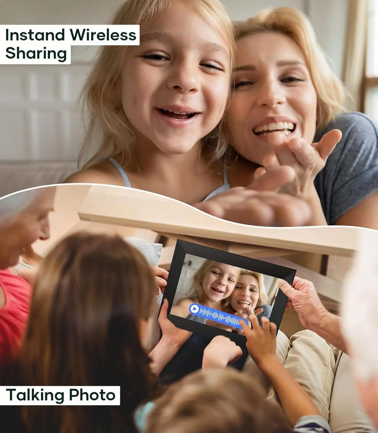 XMSJ 10.1" WiFi Digital Photo Frame - ElectronAge