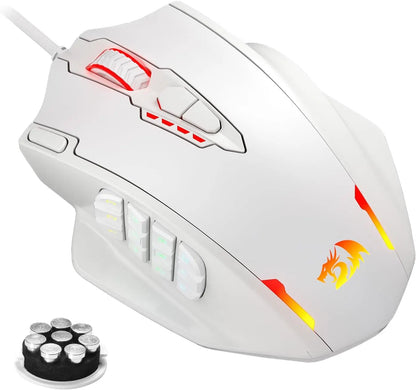 Redragon M908 RGB Backlight LED USB Wired Gaming Mouse - ElectronAge