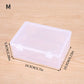 1PC Transparent PP Dual Fastened Transparent Display Box Jewelry Jewelry Container Jewelry Box Art DIY Parts Tool Storage Box