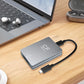 2 in 1 CFexpress Type A SD Card Reader Cardreader Adapter USB 3.2 10Gbps Memory Card Reader with USB C To USB C/A Cable for SLR