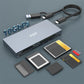 6 in 1 Multi XQD Reader USB C USB 3.0 XQD/SD/TF/MS/XD/CF Reader Memory Card Reader Multi-Card Reader Adapter for Sony G/M Series