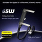 Sideways Phone Charger,Invisible Stand Charging Cable,Built In Phone Stand Charging Cord with Folding Phone Stand 2-in-1 Holder