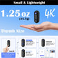 4K UltraHD POV Collar Cam Small Sports Camera Magnetic Necklace Pets Camcorder Mini Wireless WiFi Bodycam Recording Vlog Selfie