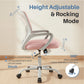 MCQ Fixed Armrest Office Desk Chair - ElectronAge