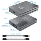 2 in 1 CFexpress Type A SD Card Reader Cardreader Adapter USB 3.2 10Gbps Memory Card Reader with USB C To USB C/A Cable for SLR