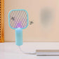 Small Electric Mosquito Killer 5 Layer Security Net Compact Portable USB Interface Electric Fly Swatter for Home Outdoor Camping
