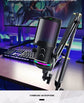 Professional Condenser Microphone USB Dynamic Microphone With Mute Button Gaming Mic For Studio Singing Podcasts Live Broadcast