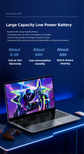 15.6" Slim Gaming Laptop Intel N95 GTX1060 Keyboard Backlight Portable Laptops notbook computer pc Windows 11 cheap price deals