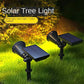 2PC Solar landscape spotlight Solar garden spotlight For Outside intelligent light control lP44 Waterproof solarpanels