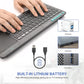 Rii RT518S Mini Bluetooth Wireless 2-LED Color Backlit Multimedia Keyboard - ElectronAge