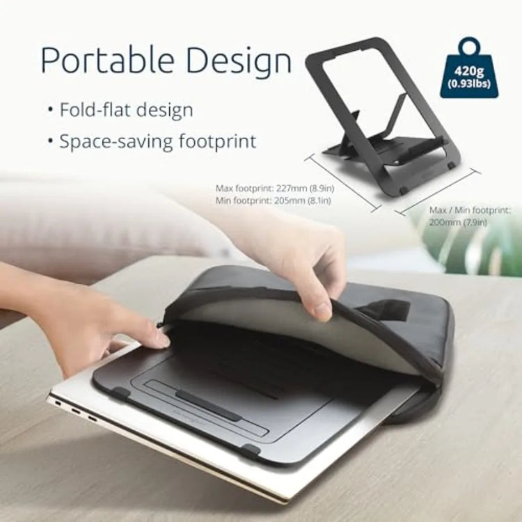 Adjustable Laptop Stand for Desk Ultra-Slim Lightweight - ElectronAge