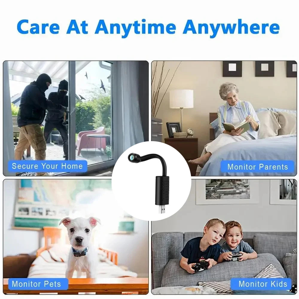 Virwir Mini Camera 4MP Wifi Night Vision - ElectronAge