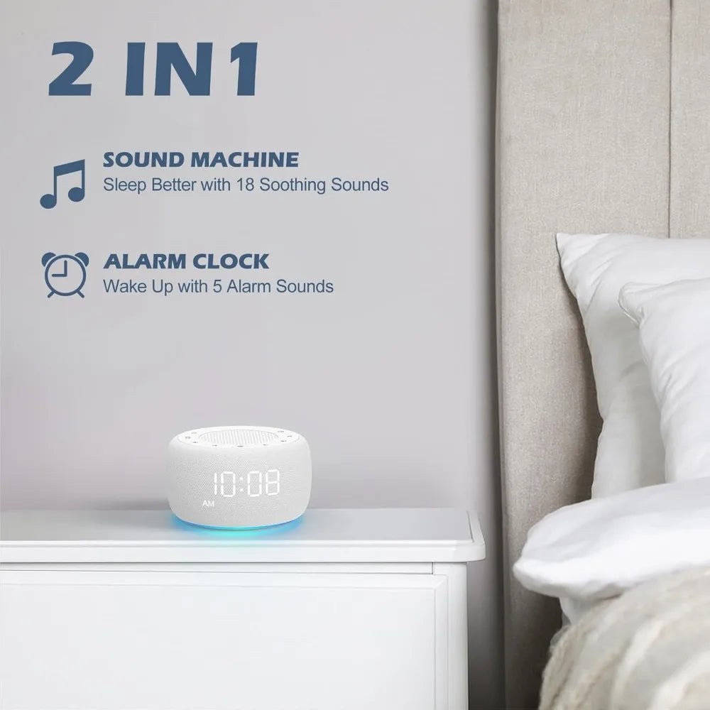 2 in 1 Sound Machine and Alarm Clock - ElectronAge