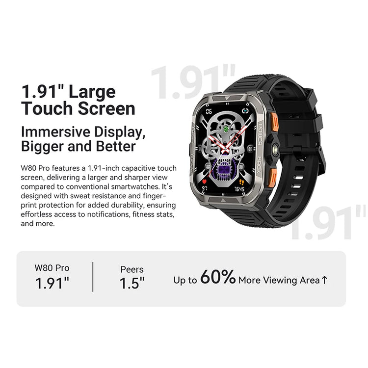 Blackview W80 PRO Smart Watch - ElectronAge