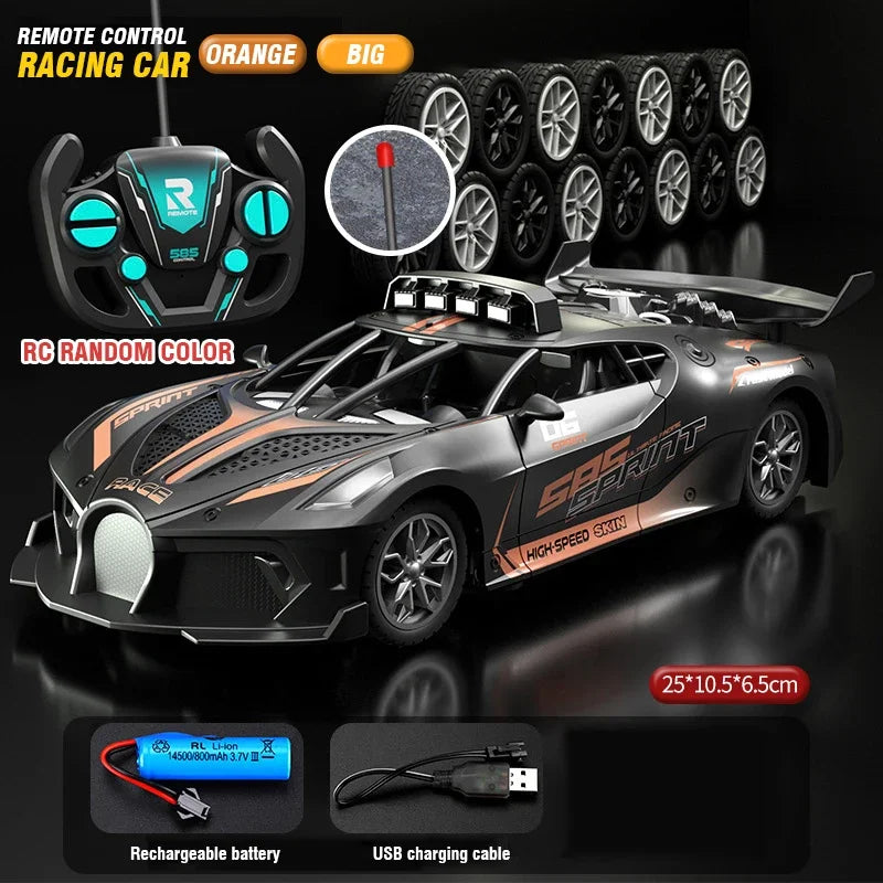 Rc Car 4Ch High-Speed Remote Control Drift Racing Car - ElectronAge