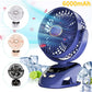 WO.Poblwc Small Desk Clip On Fan