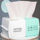 100PCS Natural Disposable Face Towel Travel Facial Cleansing Wet And Dry Makeup Remover Pearl Cotton Soft Makeup Nonwoven Towel