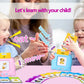 2 in 1 Talking Flash Cards & LCD Writing Tablet English Interactive Learning Machine Education Toy Gift for Boys Girls Toddler